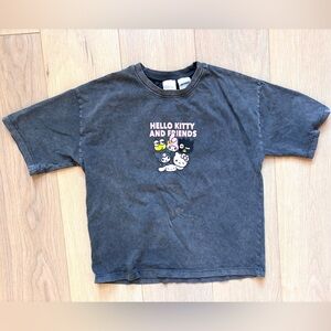 Zara Kids Charcoal Hello Kitty T-Shirt